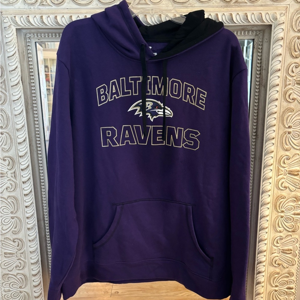 Baltimore Ravens Purple Pullover Hoodie - Mens